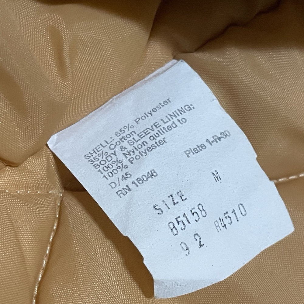 Vintage 70s/80s Sears Outerwear Pharaoh Jacket Beige Khaki Tan Men's Size Medium - Picture 6 of 9